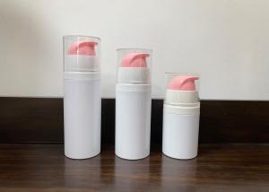 China SGS Plastic 50ml 100ml Cream Airless Cosmetic Bottles factory