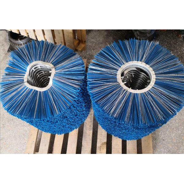 China Hydraulic Broom Skid Steer Loader Power Sweeper Brush factory