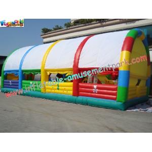 Custom Giant Inflatable Amusement Park , PVC Inflatable Park