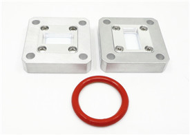 China Waveguide Sealing Window Heat Insulation Components For BJ140 18GHz factory