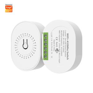 SMATRUL 16A Smart Power Monitor Breaker Tuya WiFi & RF433 Wireless Switch Mini 2-Way ModuleTimer Work with Google Home & Alexa