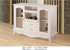 China Medium Density Board Wine Hutch Cabinet factory