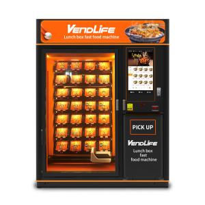 4KW Hot Food Vending Machines , MDB Lunch Box Vending Machine