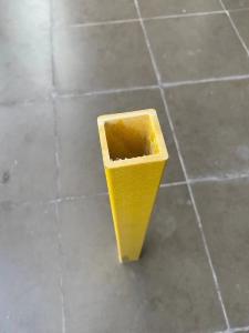 China Thin Wall Epoxy Fiberglass Rectangular Tube 25x3.2mm Antiwear factory