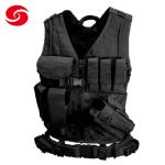 Police Military Tactical Security Nylon Black Vest