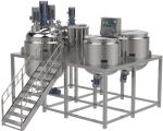 Stainless Steel Washing Liquid Homogenizer Cosmetic Cream Mixing Machine