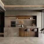 High End Smart Kitchen Cabinets Set Gloss Finished Lacquer Kitchen Cabinet
