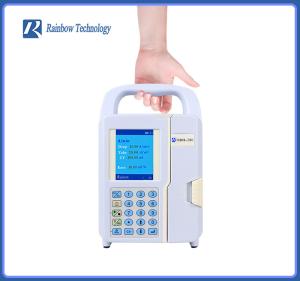 China safety Electric Infusion Pump Portable 1.20kg with double bubble alarm factory
