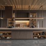Complete Modern Designs PVC Lacquer Kitchen Furniture Modular Wooden Kitchen