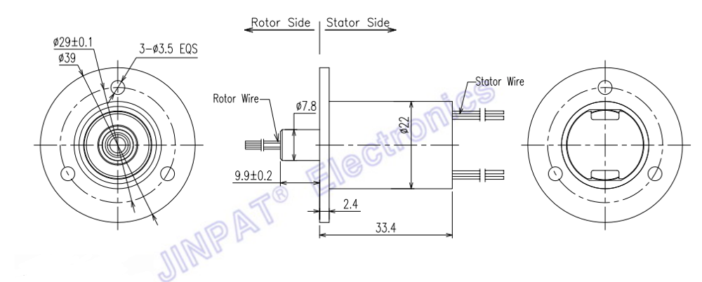 Smooth Capsule Slip Ring 18 Circuit LPC-18F