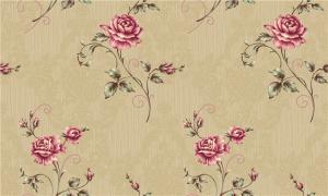 China Textured Flower Decorative Wall Coverings For Bedchamber / Sitting Room factory