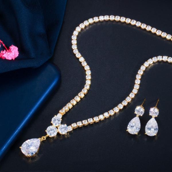 CZ charm pendant necklace necklace bracele earring ring dainty jewelry for women