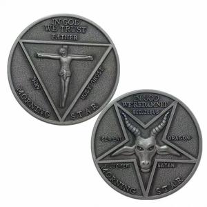 China 2.25in Arcade Games Custom Coins Commemorative Vintage Masonic Coins factory