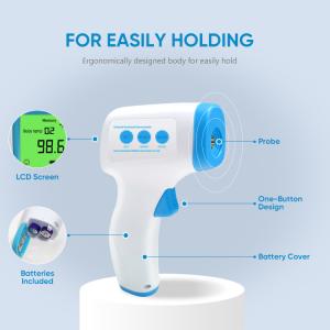 China Medical Non-Contact Elextric Infrared Frontal Thermometer Best Medical No Touch Digital Thermometers Digital Non Contact factory