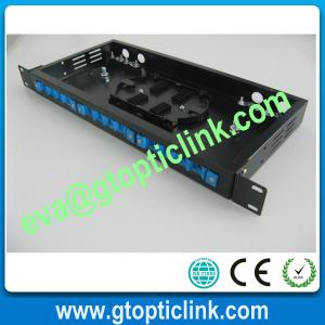 China 12Port SC Fiber Optical Patch Panel 19&quot; factory