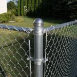 Airport Chain Link Security Fence 8 Foot Type 1.5 Inch Easily Assembled Eco