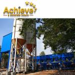 JS1500 Concrete Mixing Plant 75 CBM Per Hour Hopper Batching Plant 100t