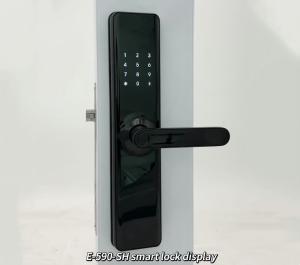 China ELA Waterproof Outdoor Anti Theft Electronics Push Lock Smart Fingerprint Digital Safe Door Lock For Home Smart DoorLock factory
