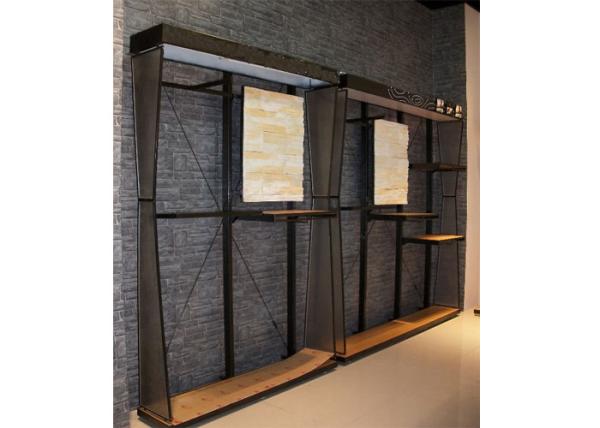 Customized Wall Mounted Shelving Systems , Multi - Funcutional Wooden Shelving