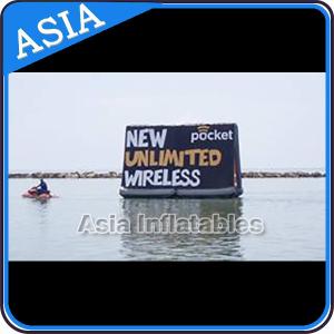 China Inflatable Billboard / PVC Tarpaulin Advertising Inflatables Water Billboard factory