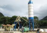 Small Concrete Batch Plant , 25m3/H Stationary Weigh Batching Concrete Mixing