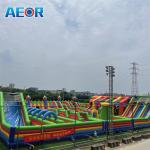 Commercial inflatable amusement park cartoon inflatable fun city for kids