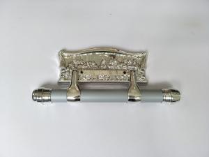 China Metal Movable Panel Coffin Ornaments For Coffin Bearing , Funeral Products factory