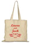 Personalized Printing Monogram Canvas Tote Jumbo Bags DIY Drawing
