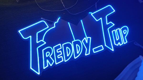 Company logo neon sign wall lighting deco led neon flex tube & acrylic plate