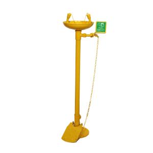 Emergency SS304 Manual Eye Washer With Flow Control Regulator , CE Certification