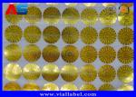 Silver Background Custom Holographic Stickers Security Printing For Pharmaceutic