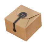 SGS CE West Point Square Paper Boxes Packaging For Homemade Biscuits