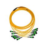SM MTP MPO 40G 100G Fiber Optical Patch Cord 72 144 Core 30M