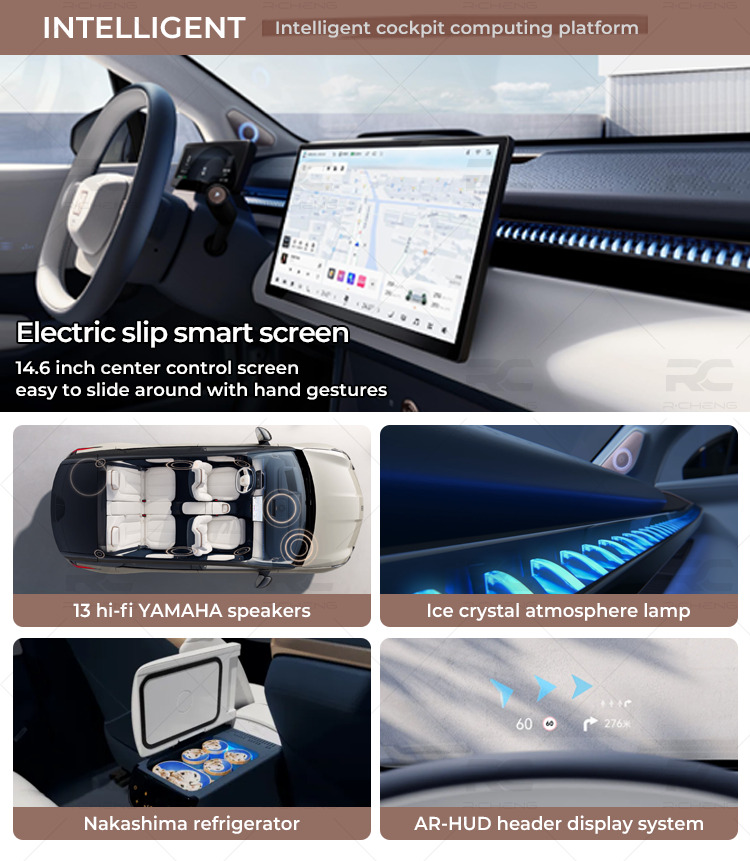 2023 2024 ZEEKR X 4WD Automatic Energy Electric SUV Made in Silver Body Structure 2 3 Layout