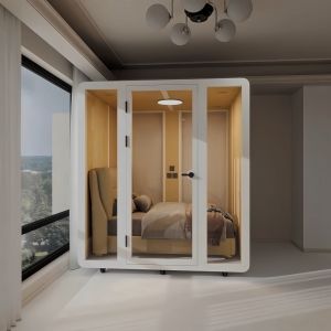 Compact 10kg Sleeping Pod with Easy Assembly and 200x90x60cm Dimensions for Office or Sound Booth Use