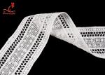 5.2cm Width Water Soluble Lace Trimming For Straight Skirt Tail Design