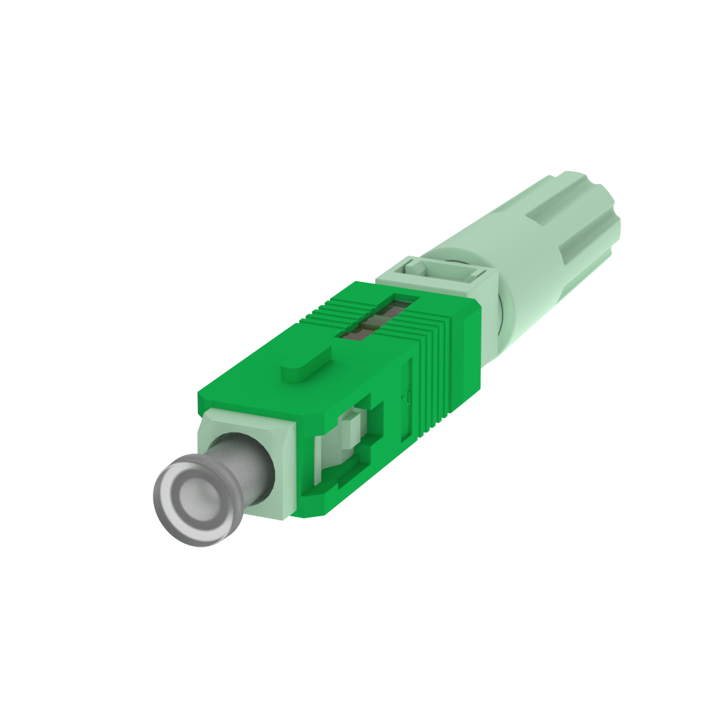 SC APC Fiber Optic Fast Connector for Network Field Assembly Return loss APC≥55dB
