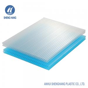 China Anti Impact Greenhouse Honeycomb Polycarbonate Sheet Cellular SGS 80um UV Coated on sale