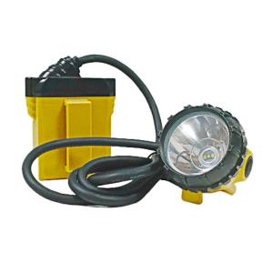 China 25000lux Rechargeable Mining Cap Lamps 800mA 348lum Corded Miner Headlamp factory