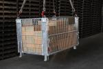 Logistics Zinc Coated 1000kg 50*100mm Wire Mesh Box Pallet