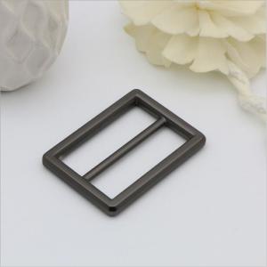 China Normal gold plated zinc alloy gunmetal color 38 mm metal strap buckles for handbag factory
