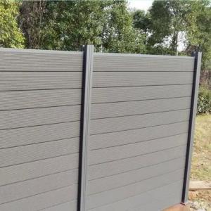 China 90 X 90mm WPC Fence Panels 120 X 120mm Security Composite Fencing Panels factory