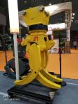 Yellow Q345B 50t Excavator Rotating Hydraulic Grapple