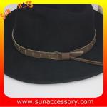 2050377 Sun Accessory customized winter 100% wool felt fashion style fedora hats