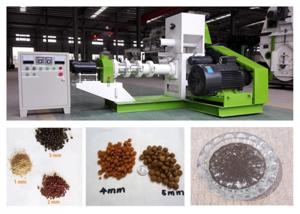 China Floating Type Fish Feed Processing Machine , Dog Food Extrusion Machine factory