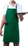 Commercial Full Length Bib Apron For Cooking Polyester Cotton Fabric Material