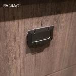 Luxury Customized Wardrobe Closet UV Lacquer Gold Fitted Bedroom Wardrobe