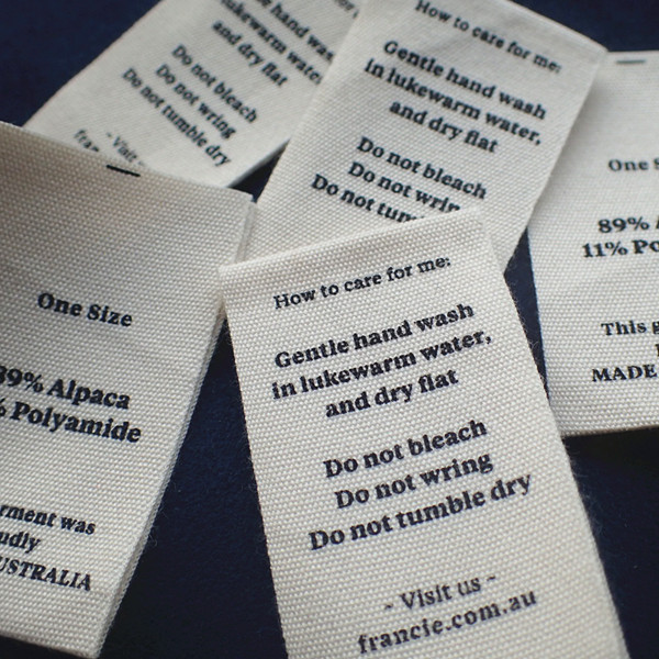 Sticking On Nylon Pantone Color Printable Clothing Labels