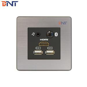 Hotel All in One Media Socket Panel/ Smart HD Media Platform/ Media HUB Jack