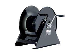 China Industrial Air And Water Hose Reel With Safety Lock Pin , Hose Length 90m 45m factory